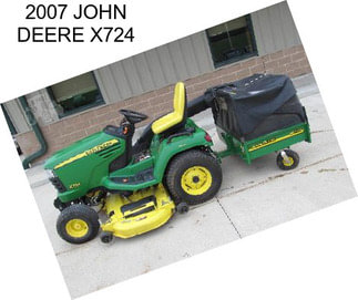 2007 JOHN DEERE X724