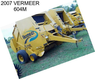 2007 VERMEER 604M