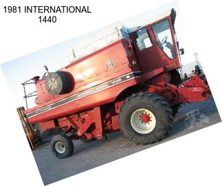 1981 INTERNATIONAL 1440