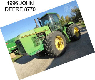 1996 JOHN DEERE 8770