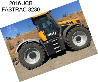 2016 JCB FASTRAC 3230