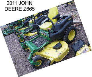 2011 JOHN DEERE Z665