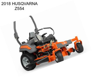 2018 HUSQVARNA Z554