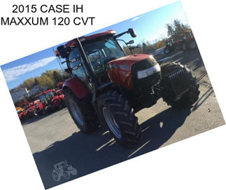 2015 CASE IH MAXXUM 120 CVT