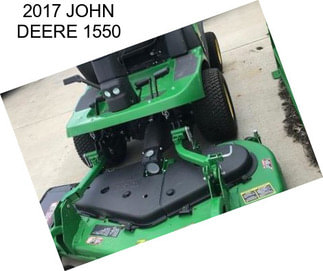 2017 JOHN DEERE 1550
