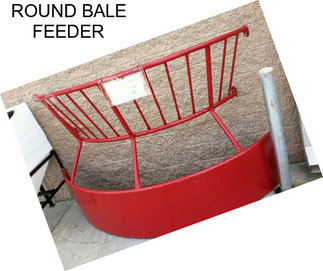 ROUND BALE FEEDER