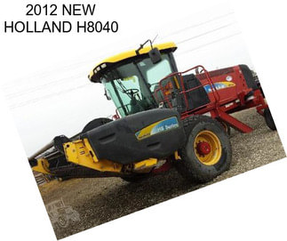 2012 NEW HOLLAND H8040