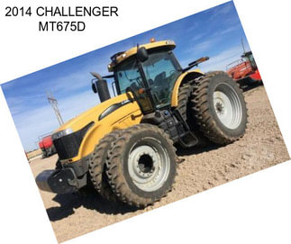 2014 CHALLENGER MT675D