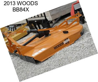 2013 WOODS BB84X