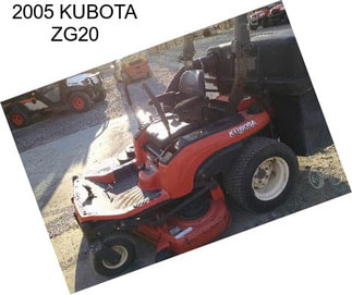 2005 KUBOTA ZG20