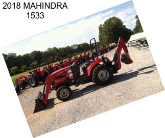 2018 MAHINDRA 1533