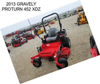 2013 GRAVELY PROTURN 452 XDZ