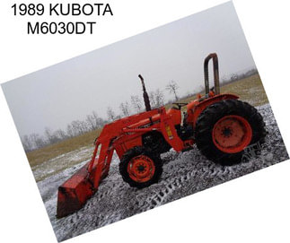 1989 KUBOTA M6030DT