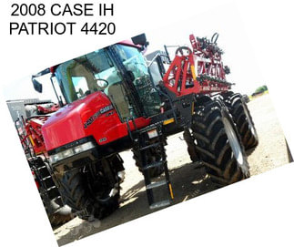 2008 CASE IH PATRIOT 4420