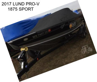 2017 LUND PRO-V 1875 SPORT