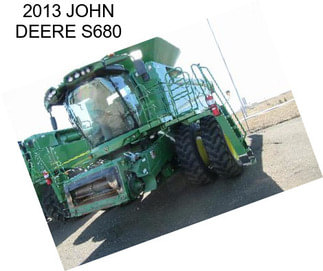 2013 JOHN DEERE S680