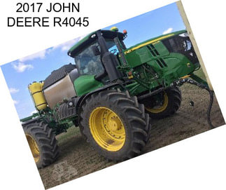 2017 JOHN DEERE R4045