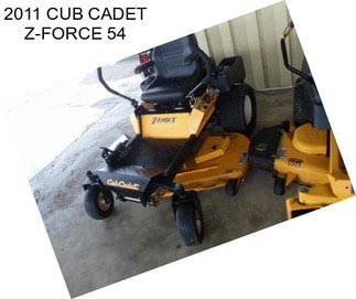 2011 CUB CADET Z-FORCE 54