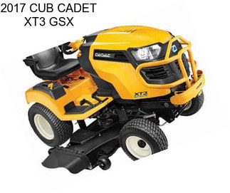 2017 CUB CADET XT3 GSX