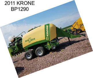 2011 KRONE BP1290