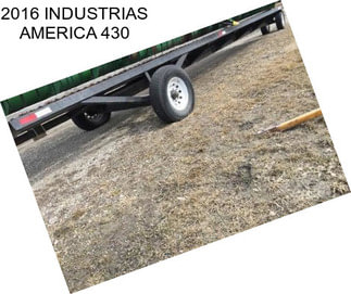 2016 INDUSTRIAS AMERICA 430