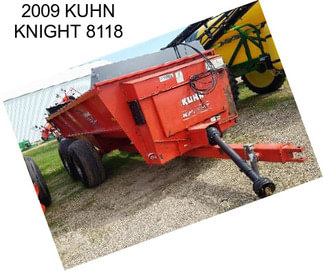 2009 KUHN KNIGHT 8118