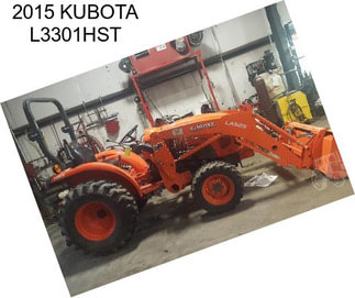 2015 KUBOTA L3301HST