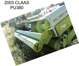 2003 CLAAS PU380