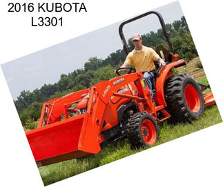 2016 KUBOTA L3301