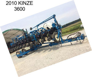 2010 KINZE 3600