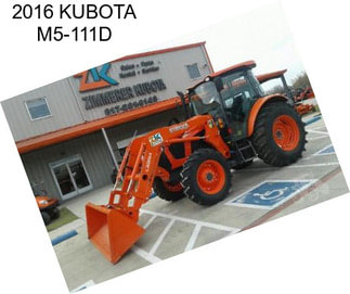2016 KUBOTA M5-111D