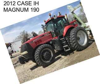 2012 CASE IH MAGNUM 190