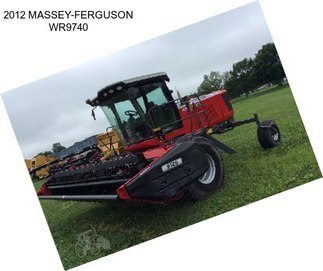 2012 MASSEY-FERGUSON WR9740