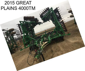 2015 GREAT PLAINS 4000TM