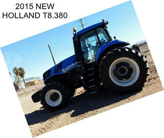 2015 NEW HOLLAND T8.380