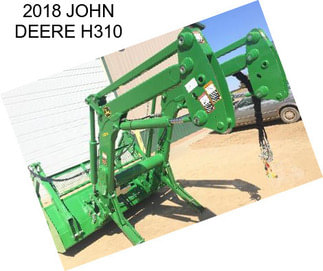 2018 JOHN DEERE H310