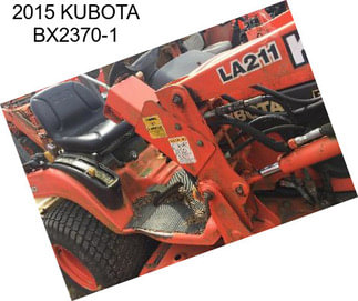 2015 KUBOTA BX2370-1