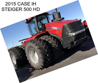 2015 CASE IH STEIGER 500 HD