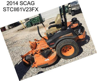 2014 SCAG STCII61V23FX