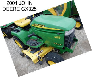 2001 JOHN DEERE GX325