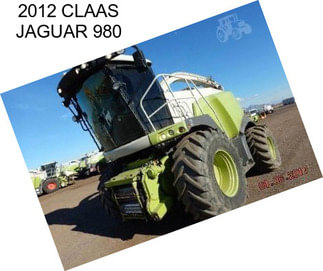 2012 CLAAS JAGUAR 980