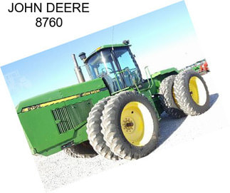 JOHN DEERE 8760