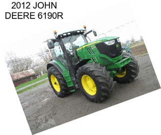 2012 JOHN DEERE 6190R