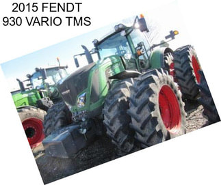 2015 FENDT 930 VARIO TMS