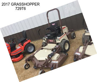 2017 GRASSHOPPER 729T6