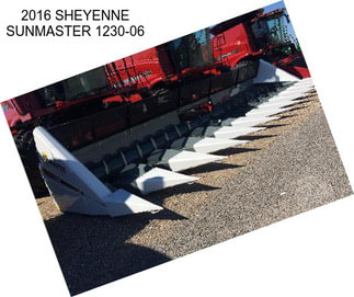 2016 SHEYENNE SUNMASTER 1230-06