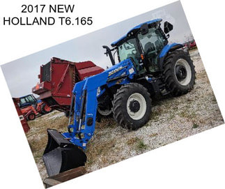 2017 NEW HOLLAND T6.165