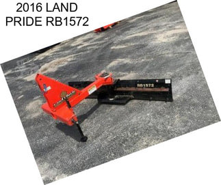 2016 LAND PRIDE RB1572