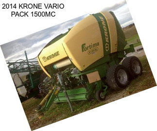 2014 KRONE VARIO PACK 1500MC