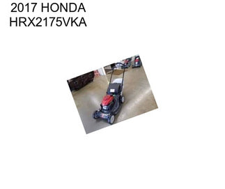 2017 HONDA HRX2175VKA